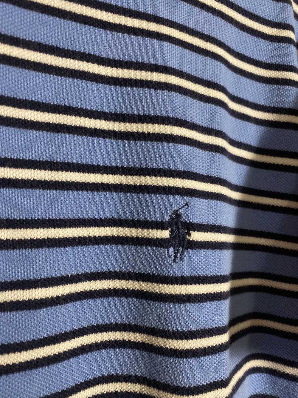 Polo Ralph Lauren Blue Striped Short-Sleeve Polo - image 4