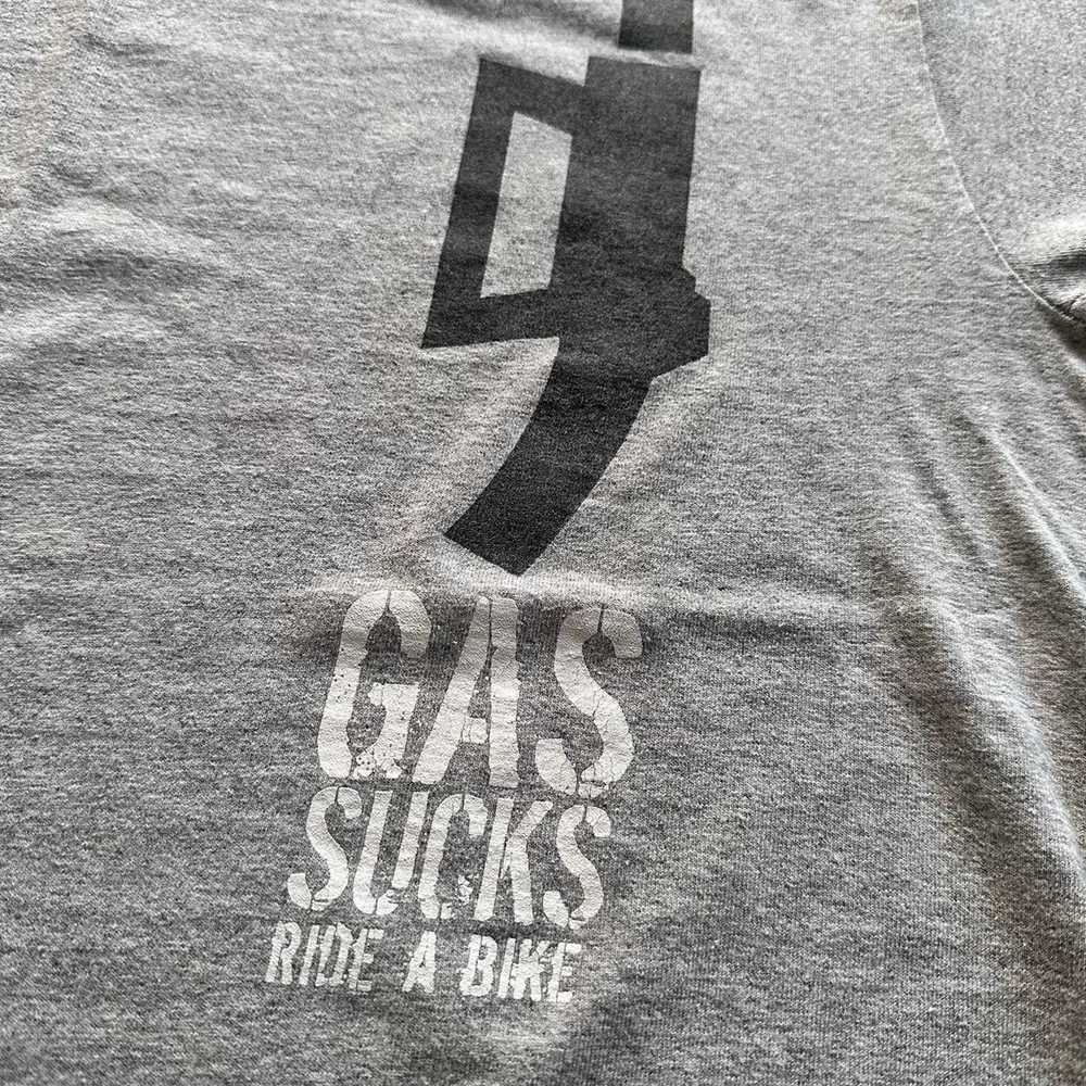 Gildan Gas sucks ride a bike gray khs bicycles cy… - image 5