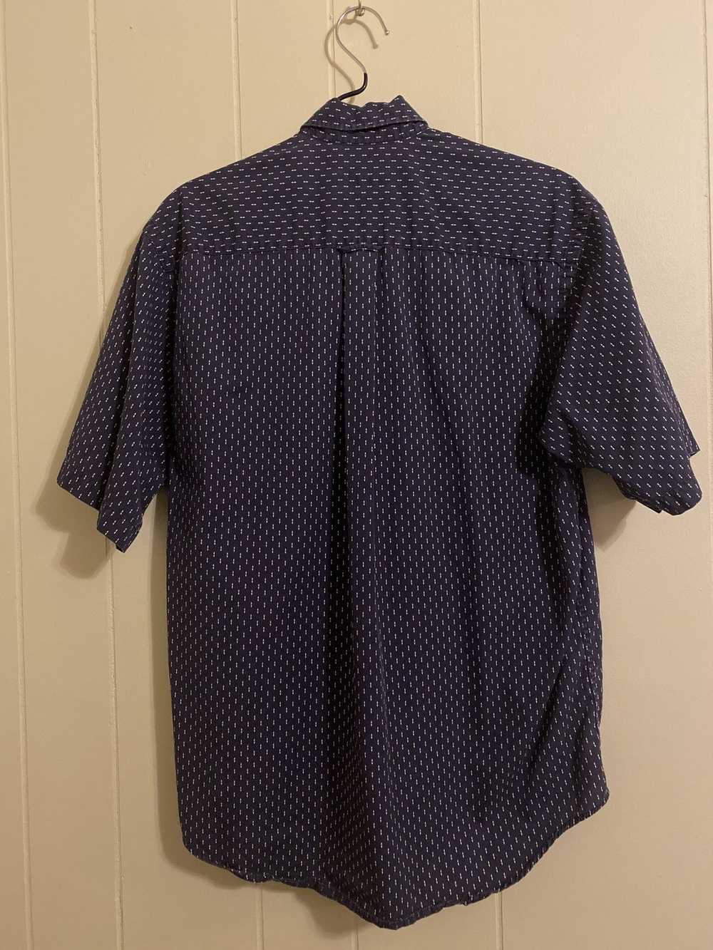 Nautica × Vintage Patterned Short-Sleeve Button-D… - image 2