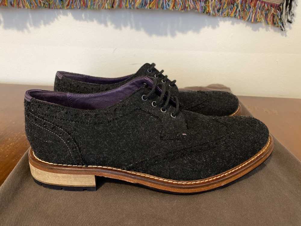 Ted Baker Apren Wool Wingtip Oxfords - image 3