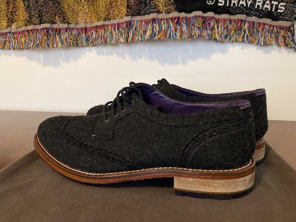 Ted Baker Apren Wool Wingtip Oxfords - image 5