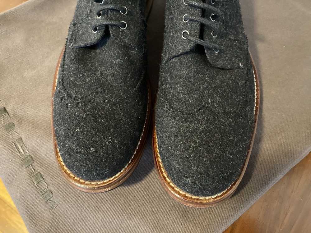 Ted Baker Apren Wool Wingtip Oxfords - image 7