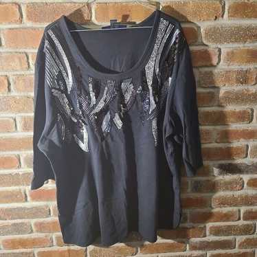 Other Denim 24/7 Size 22/24 Sequined Shirt
