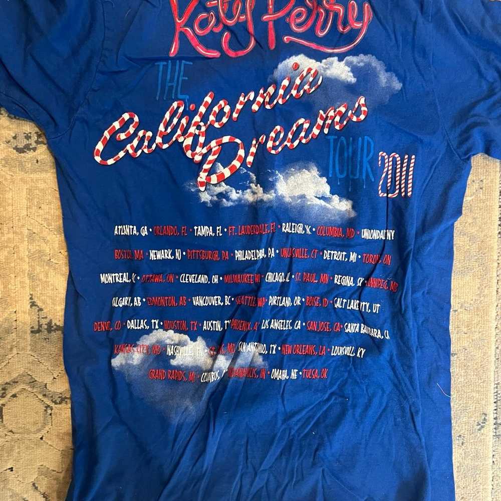 Rare Katy Perry Y2K Teenage Dream concert shirt - image 4
