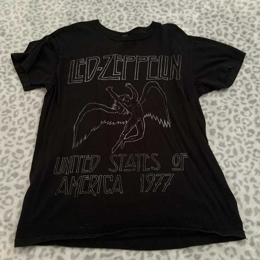black angel led zeppelin shirt - image 1