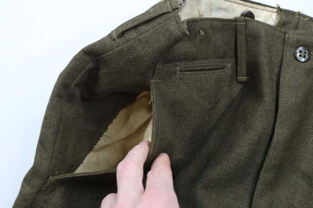 Vintage Vintage 50s Korean War OD 33 18 oz Field … - image 7