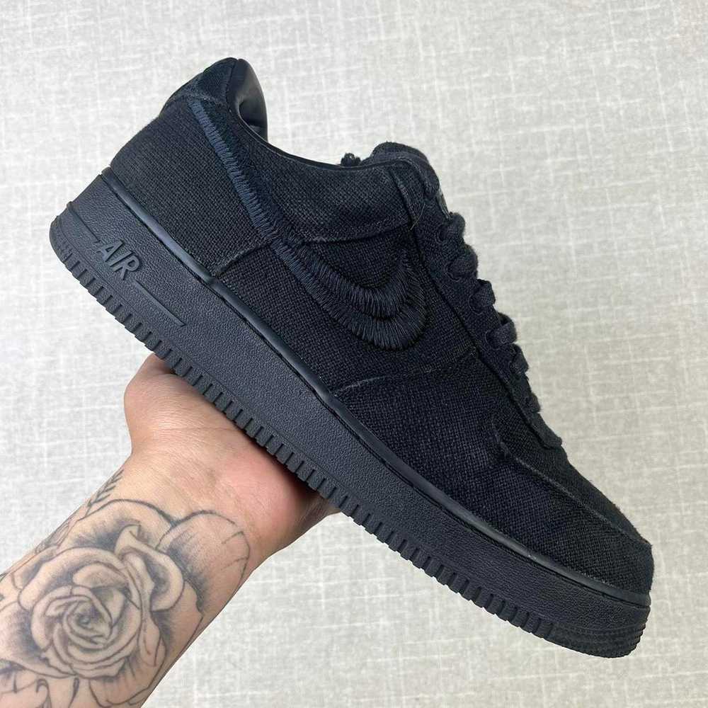 Nike Nike x Stussy Air Force 1 Low “Black Woven" - image 1