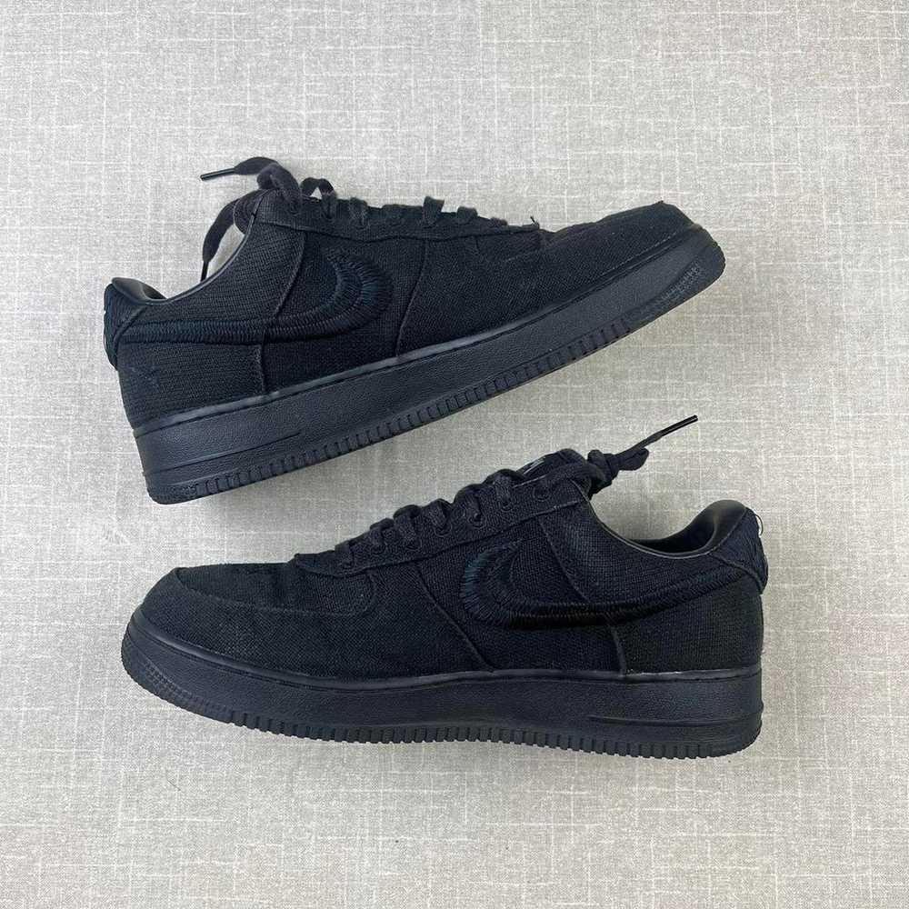 Nike Nike x Stussy Air Force 1 Low “Black Woven" - image 2