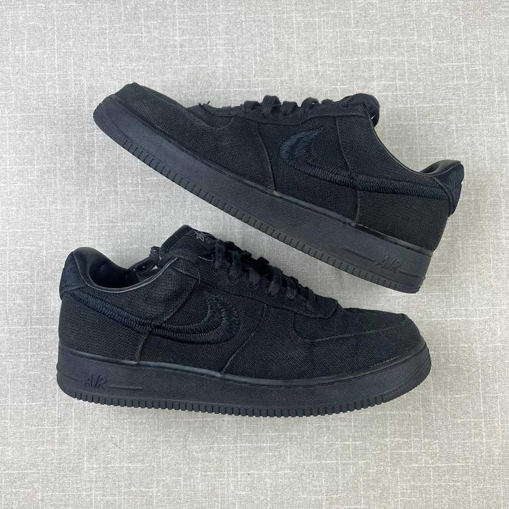 Nike Nike x Stussy Air Force 1 Low “Black Woven" - image 3