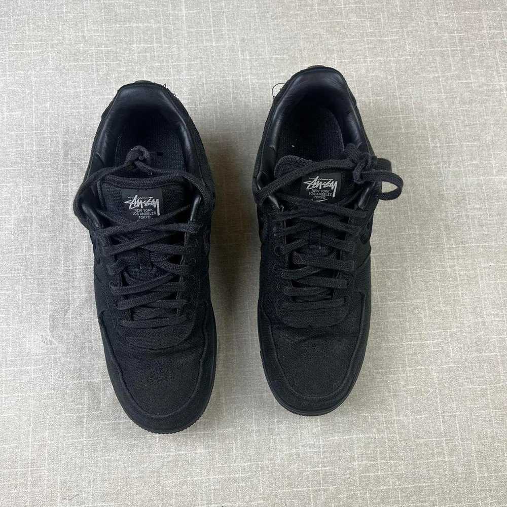 Nike Nike x Stussy Air Force 1 Low “Black Woven" - image 4