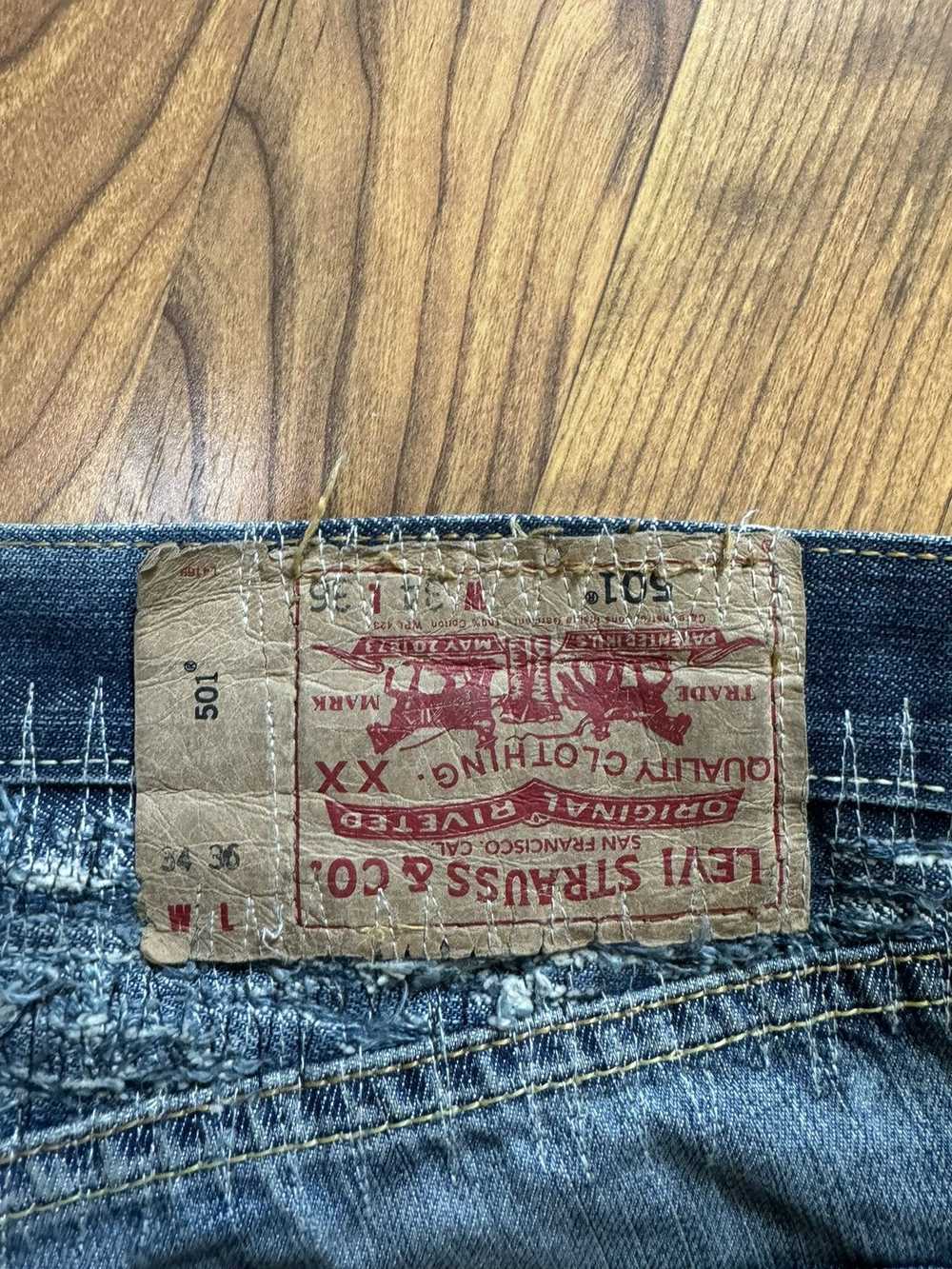 Ends Repair Ends Repair Clouded Boro Denim - image 6