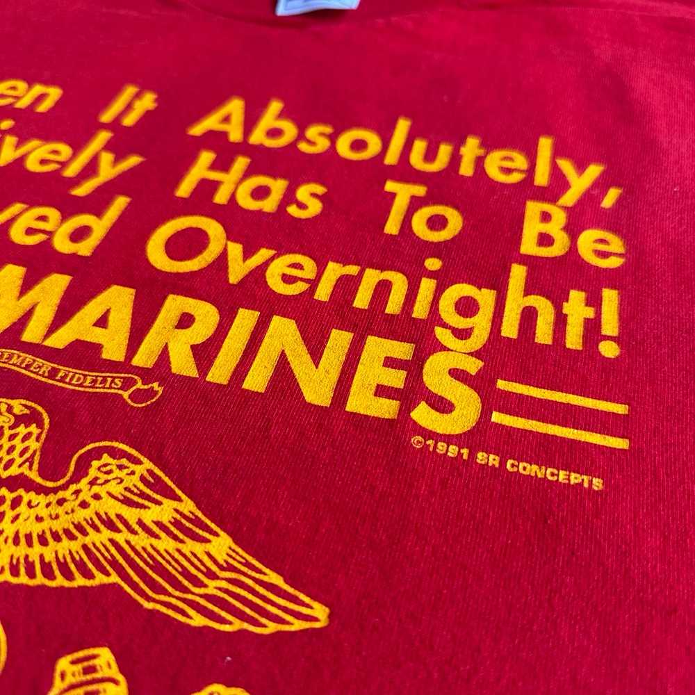 Vintage U.S Marines 1991 tee shirts - image 5