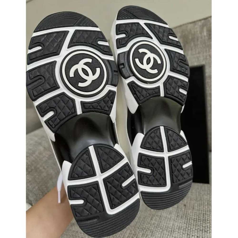 Chanel Ankle Strap leather trainers - image 10