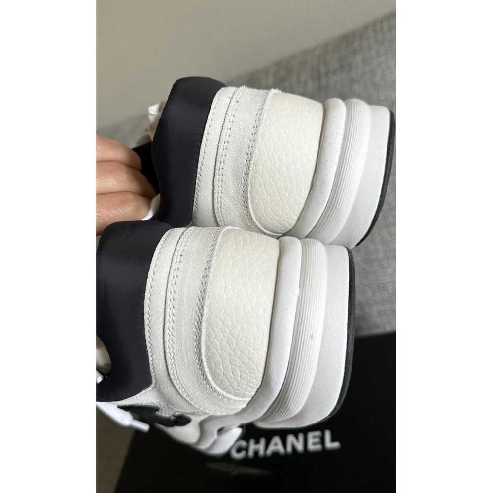 Chanel Ankle Strap leather trainers - image 6