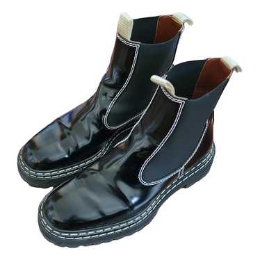 Proenza Schouler Patent leather biker boots
