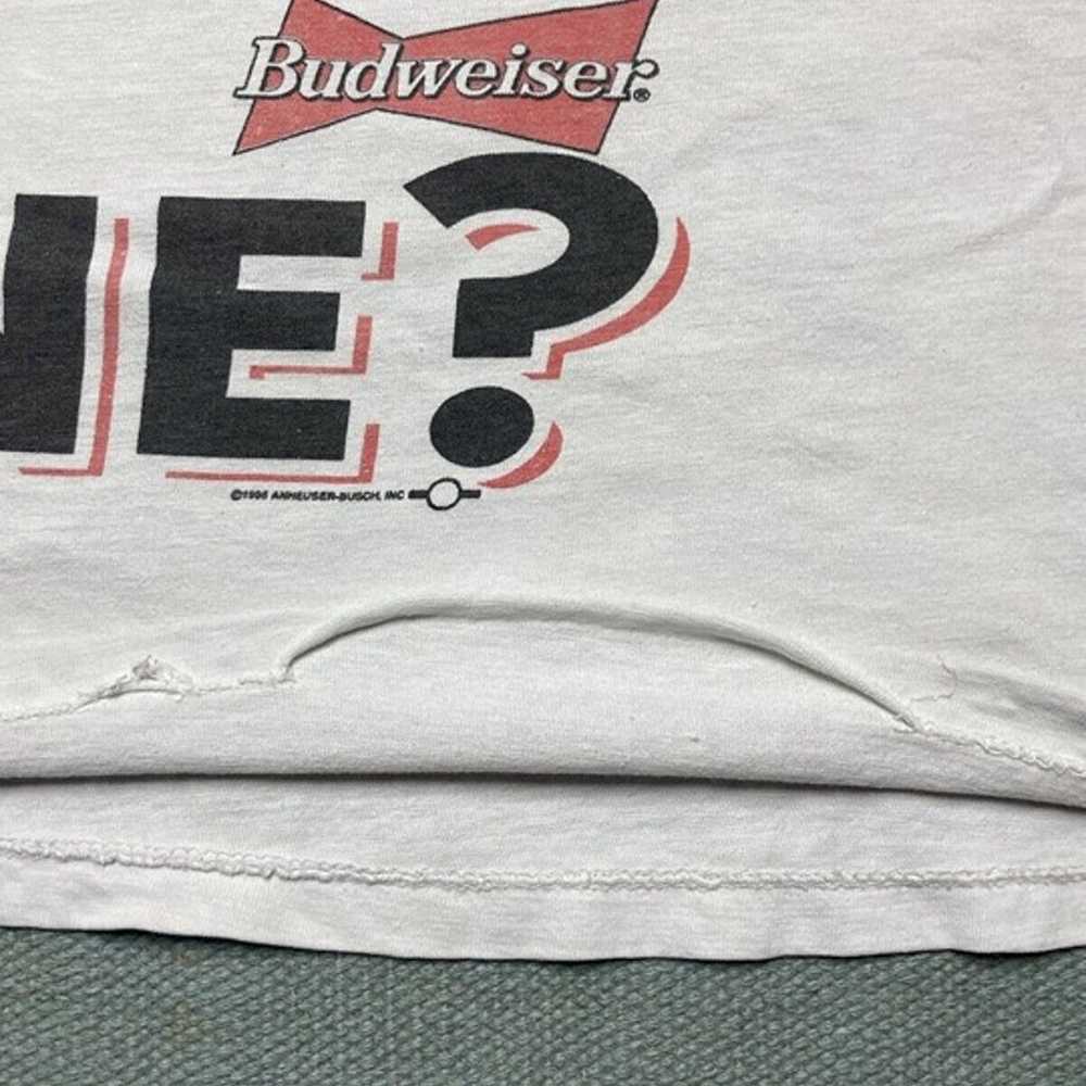 Vintage 90s Budweiser t shirt frog your pad or mi… - image 11