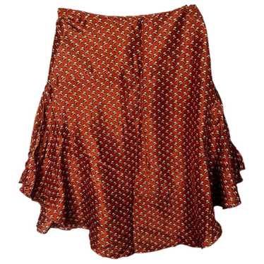 Masscob Silk mid-length skirt