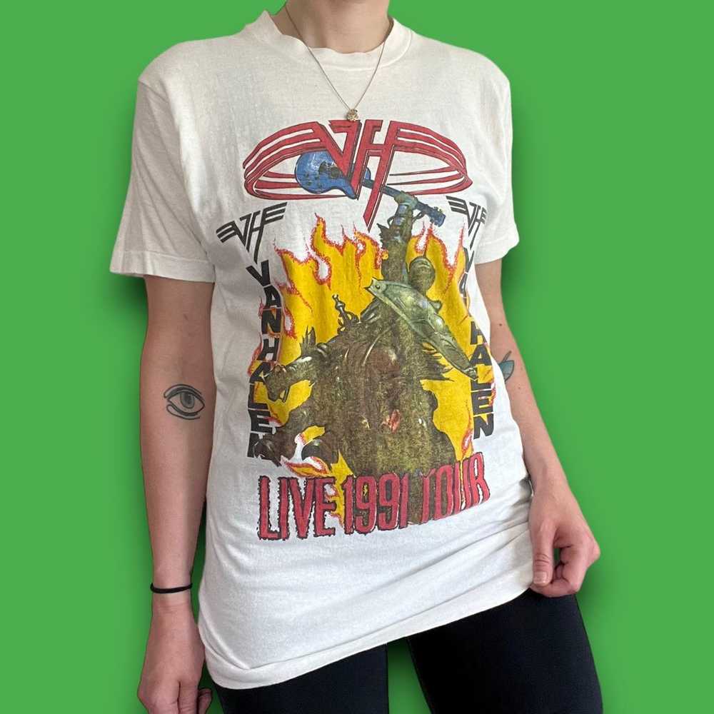 Van Halen Band Live Tour Shirt For Unlawful Carna… - image 2