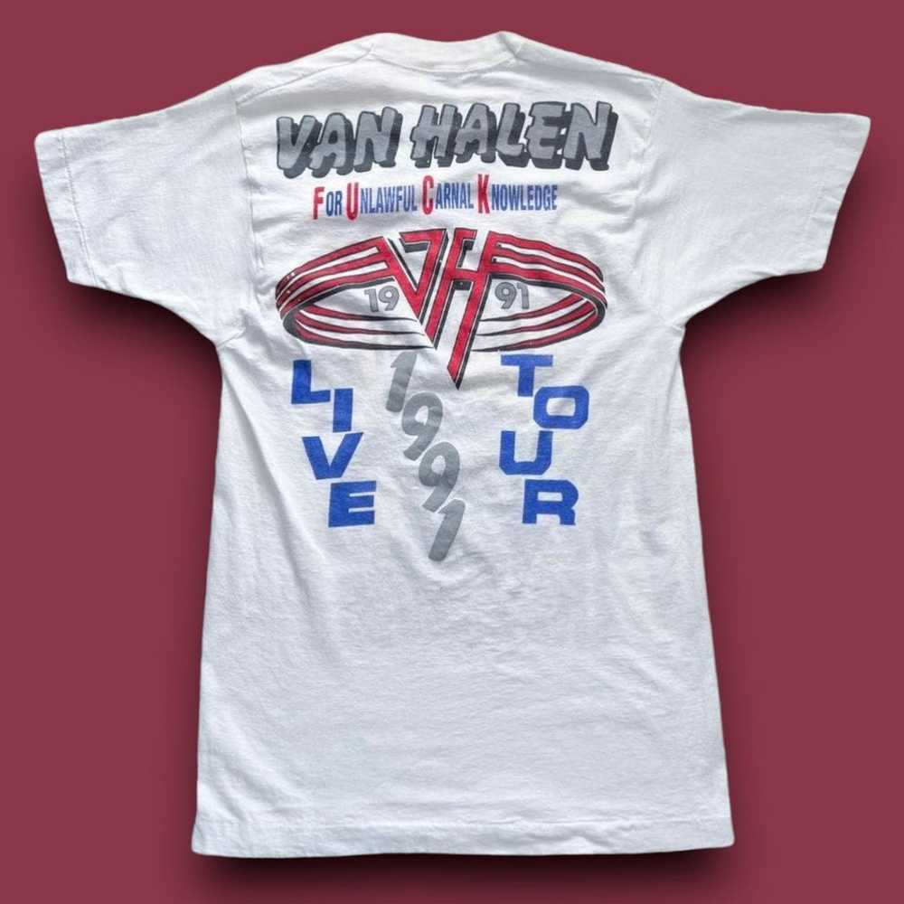 Van Halen Band Live Tour Shirt For Unlawful Carna… - image 4