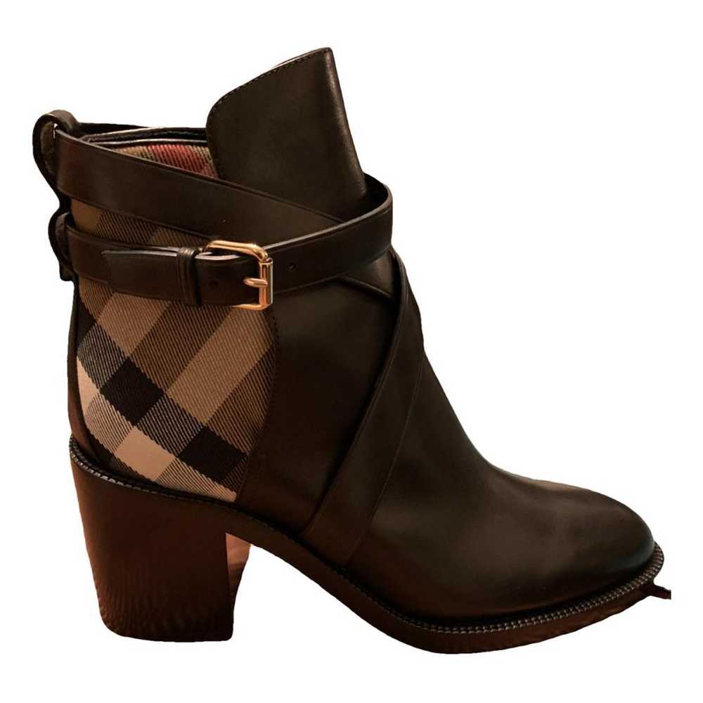 Burberry Leather boots - image 1