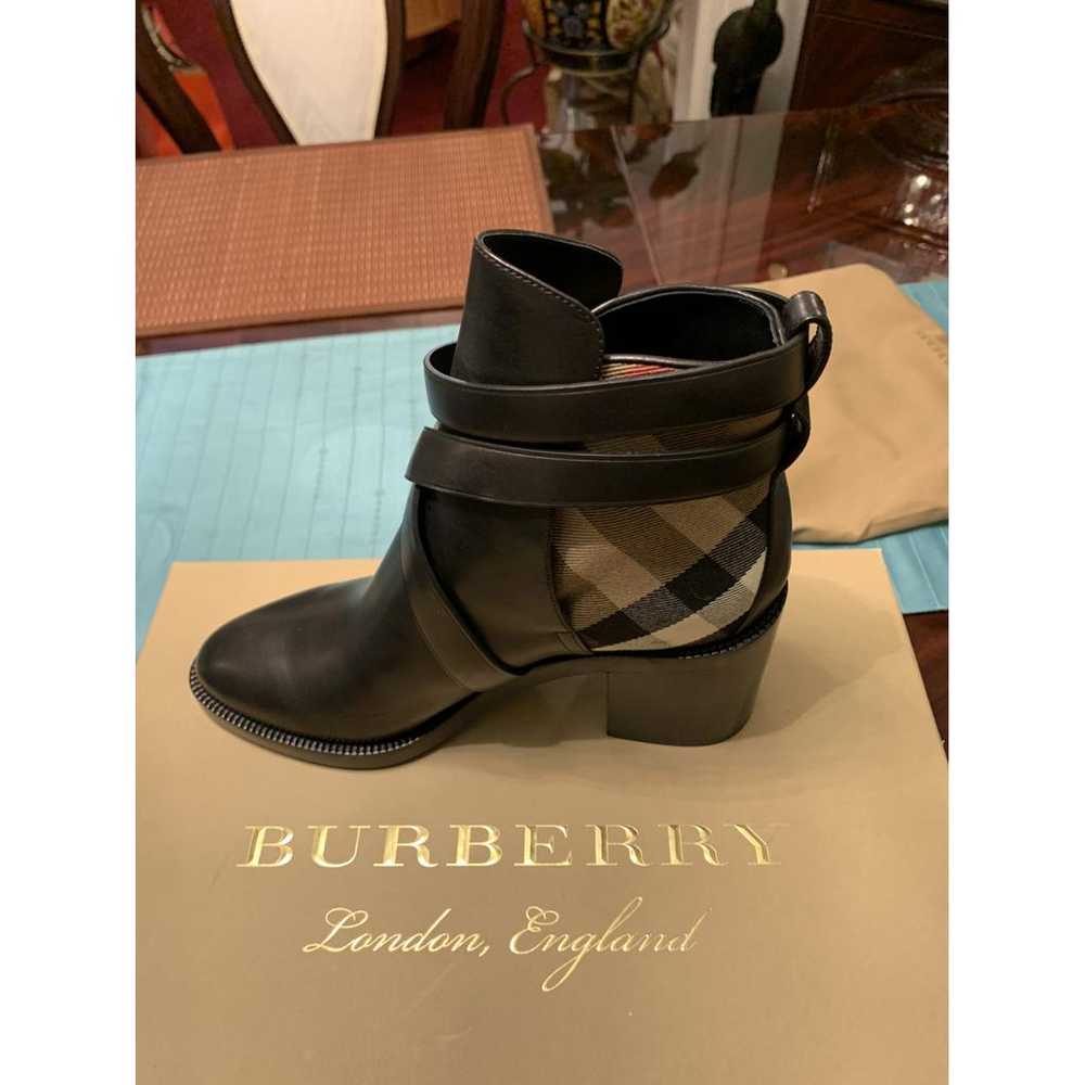 Burberry Leather boots - image 4