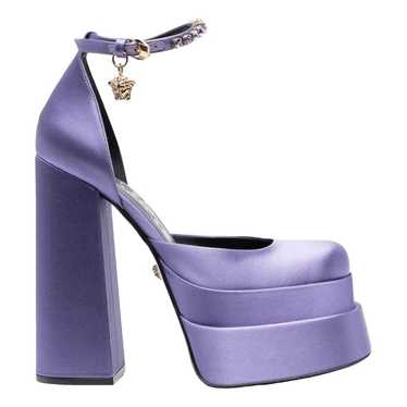 Versace Medusa Aevitas cloth heels