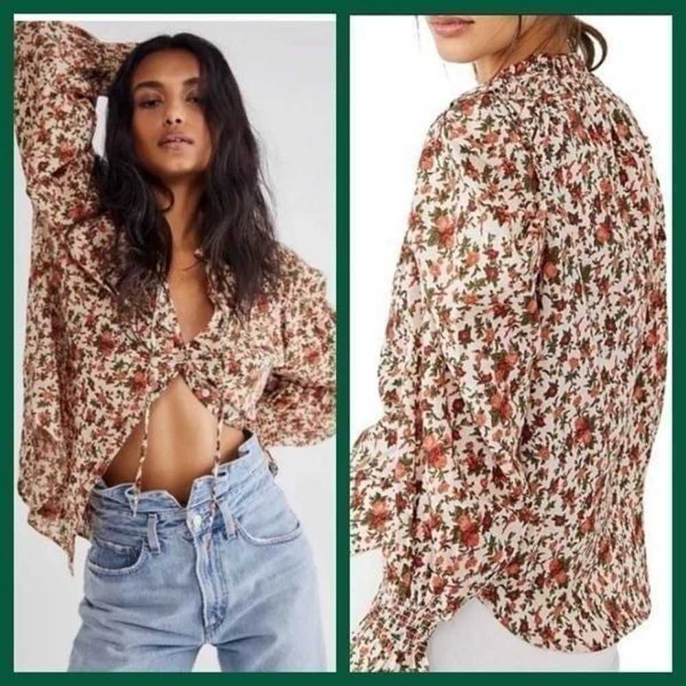 Free People Meant To Be Blouse in Vintage Combo s… - image 2