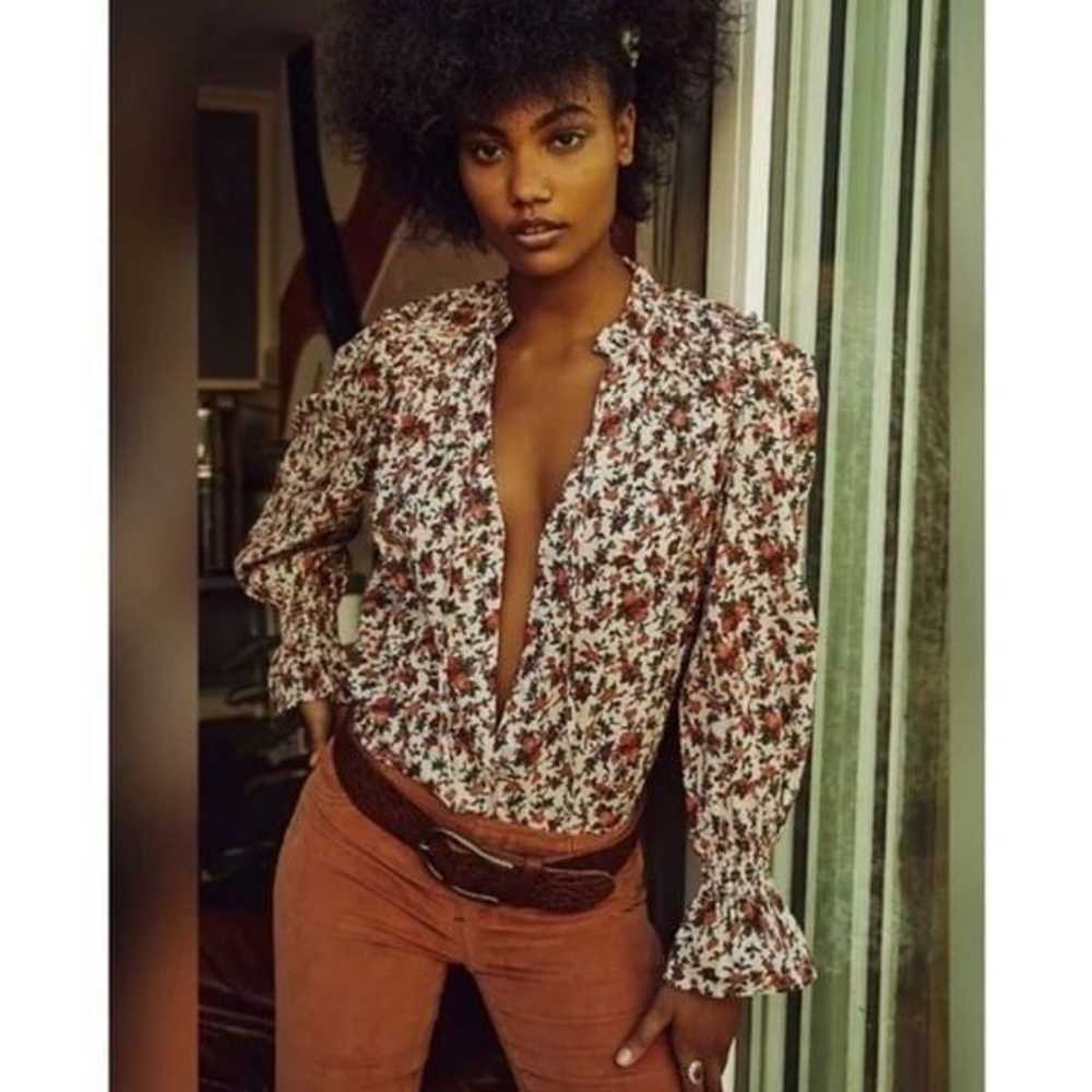 Free People Meant To Be Blouse in Vintage Combo s… - image 9