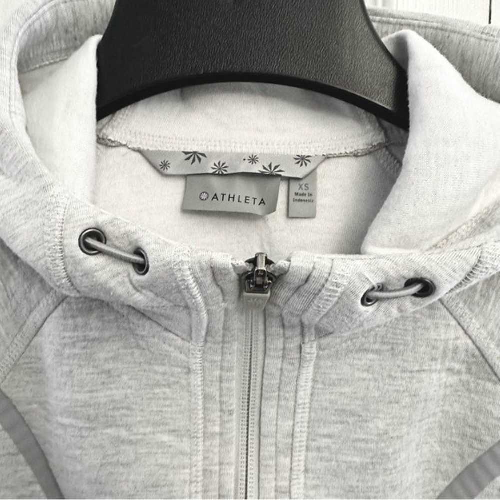 Fuse Gray Full Zip Hoodie Sweatshirt Jacket XS - image 4