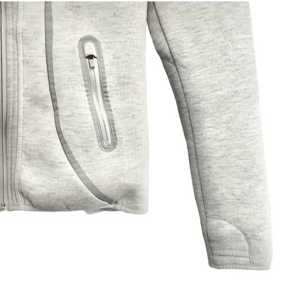 Fuse Gray Full Zip Hoodie Sweatshirt Jacket XS - image 5