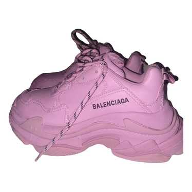 Balenciaga Triple S leather trainers - image 1