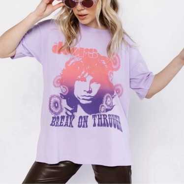 FREE PEOPLE NWOT The Doors Come Through offers The Other Side Merch Band Tee Oversized