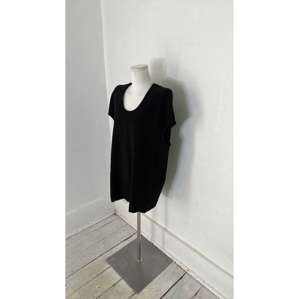 Lela Rose Black Cocoon Blouse Size 4 - image 2