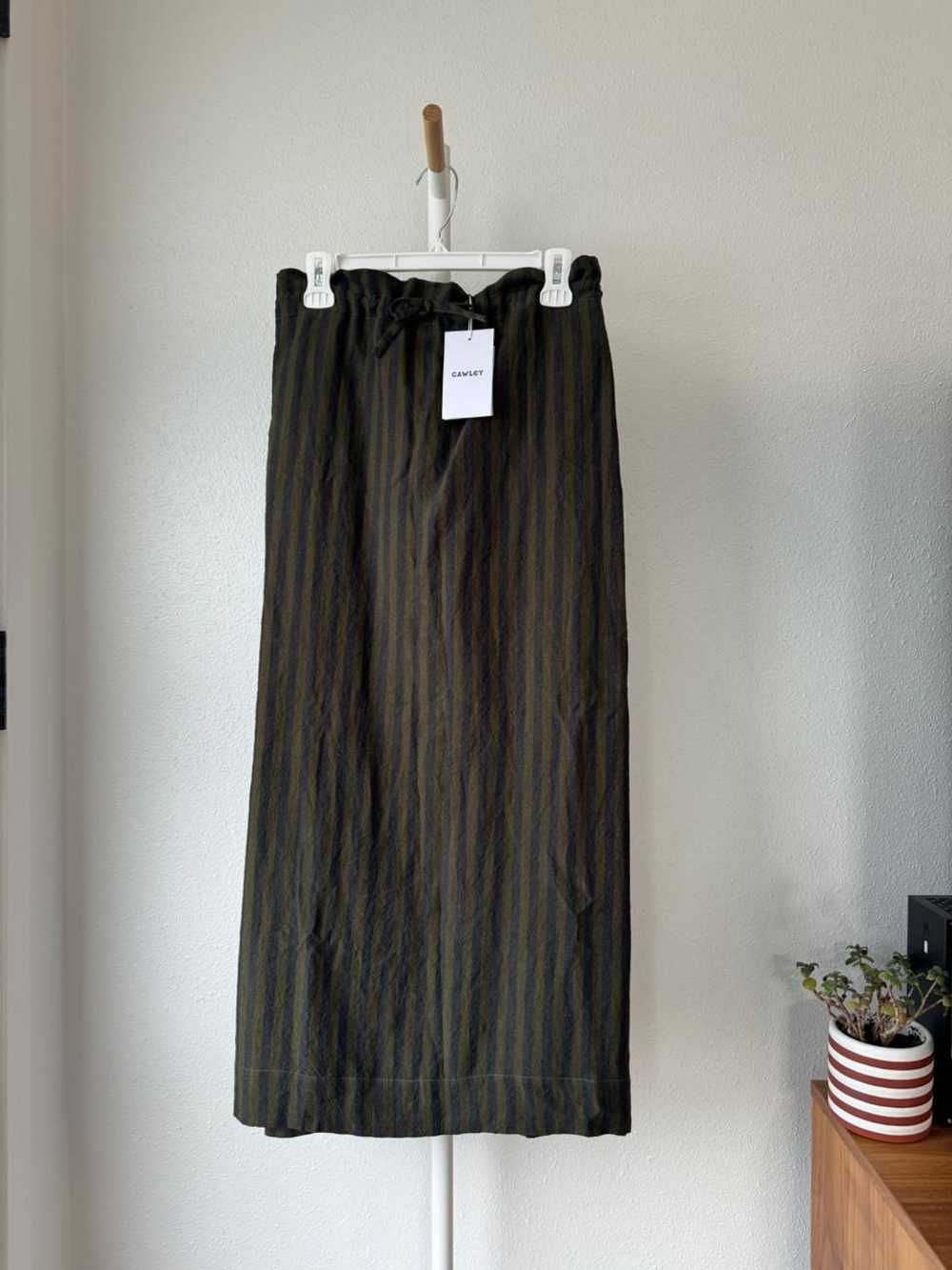 Cawley Studio Joyce skirt in vertical stripe (One… - image 1