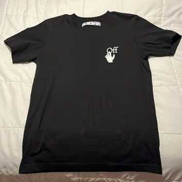 【美品】OFF-WHITE グラフィックTシャツ ブラック 2013 OFFWHITE オフホワイト 半袖Tシャツ ロゴ バックグラフィティ