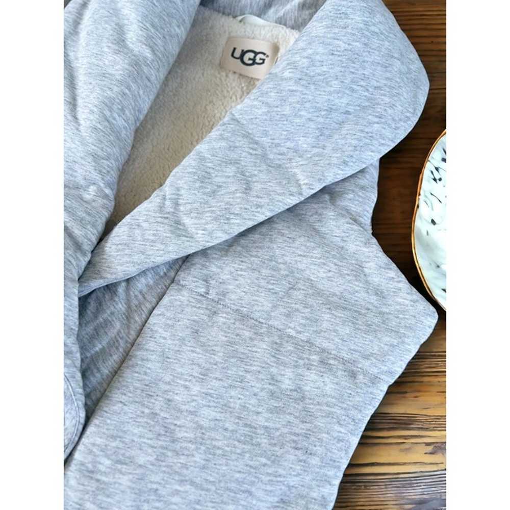 UGG Bexley Fleece Lined Vest Size XS Heather Gray… - image 5