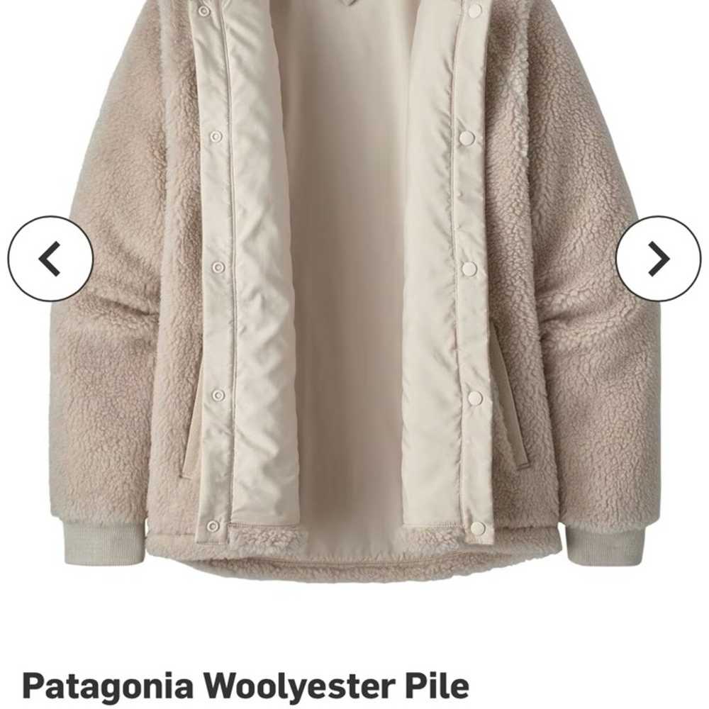 Patagonia woolyester bomber jacket S - image 2