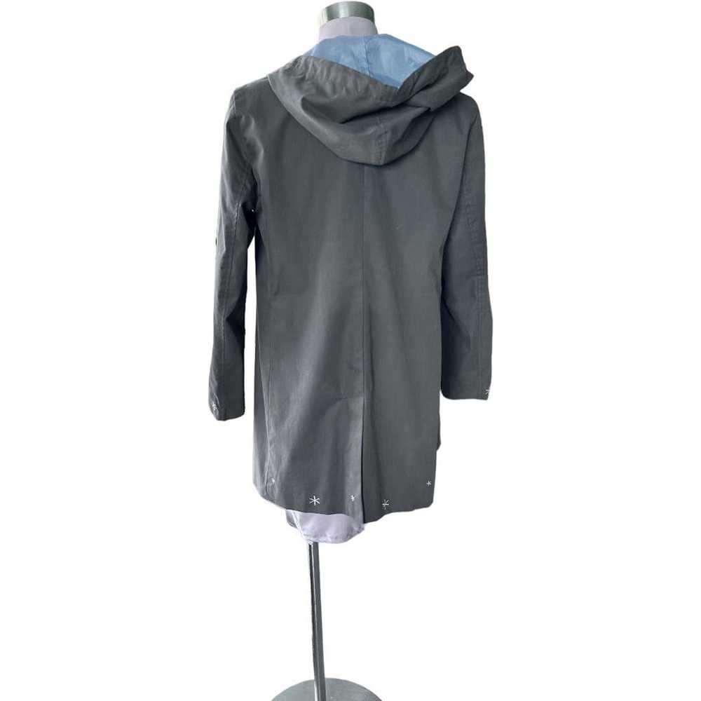 NWOT Rip Curl Gray Hooded Rain Coat Juniors Size … - image 4