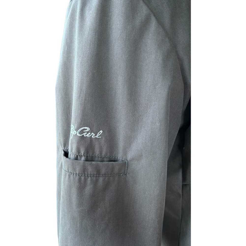 NWOT Rip Curl Gray Hooded Rain Coat Juniors Size … - image 5