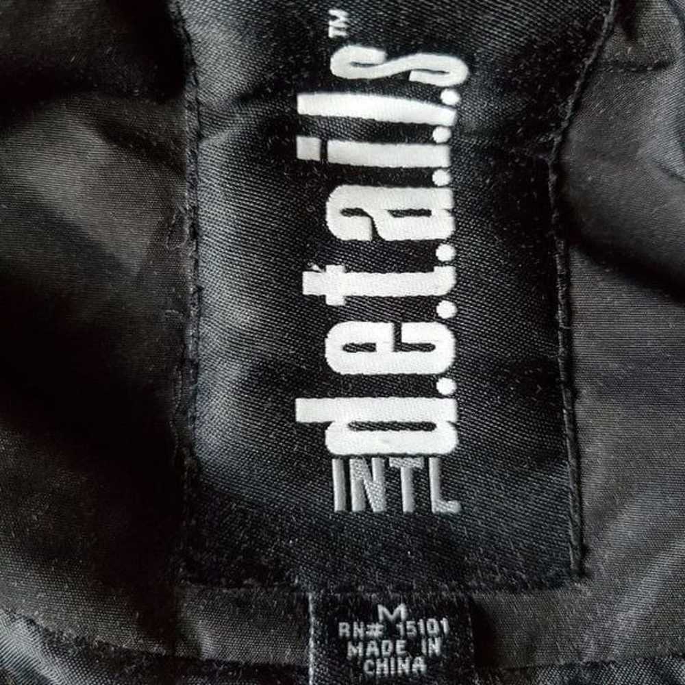 Intl Details Black Faux Fur Hooded Lined Puffer J… - image 11