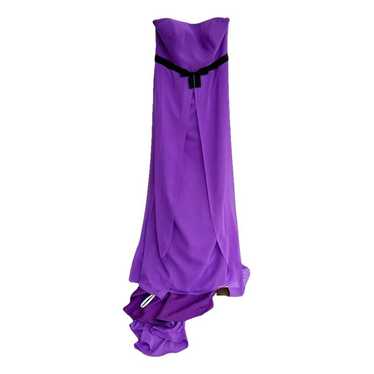 Badgley Mischka Silk maxi dress