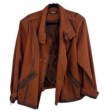 Vintage Twiggy London 70s brown jacket size 3X