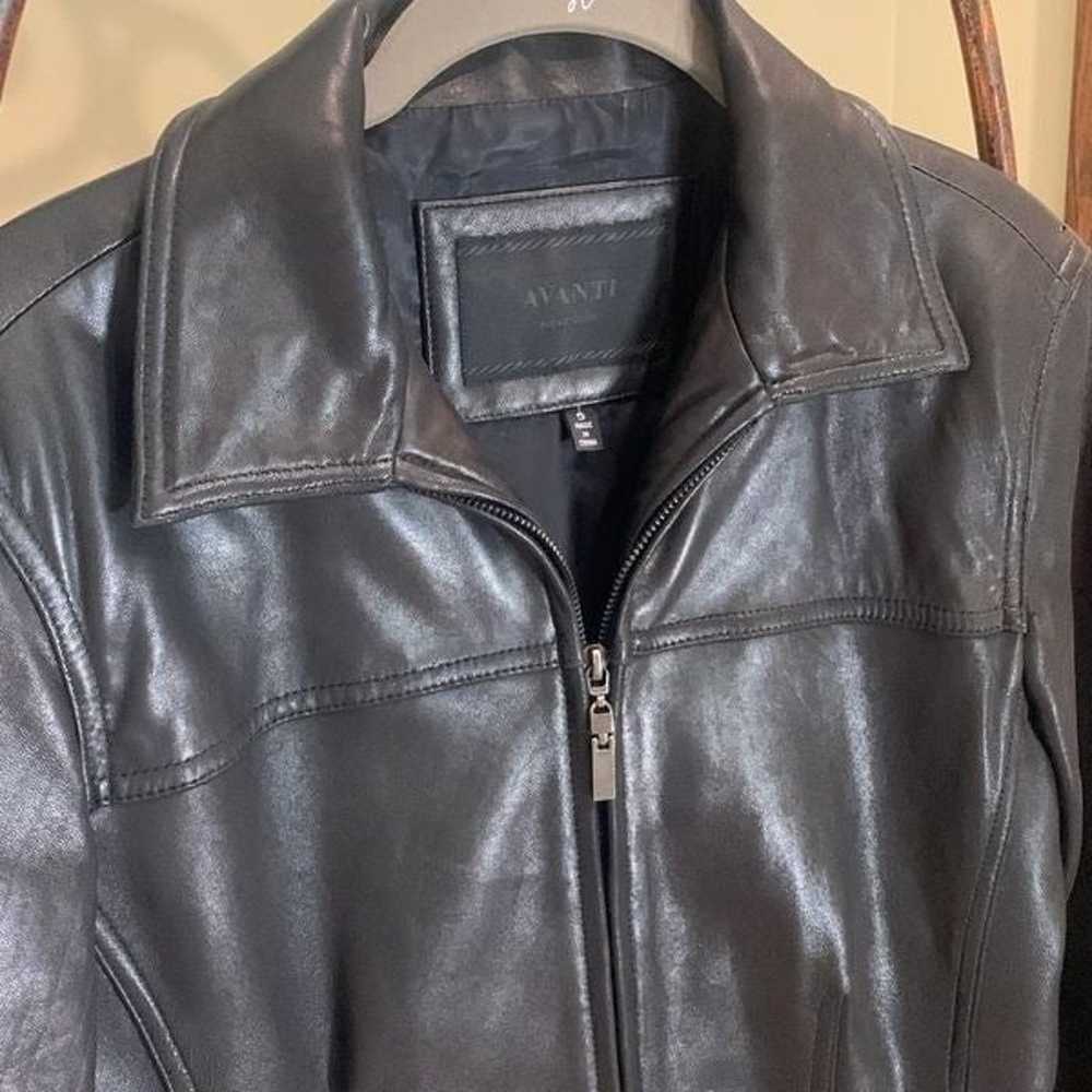 AVANTI Super Soft Black  Leather Jacket - image 3