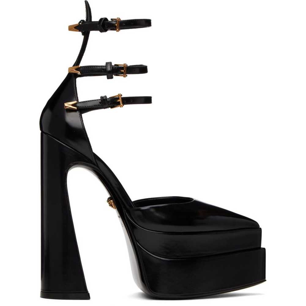 Versace Medusa Aevitas leather heels - image 4