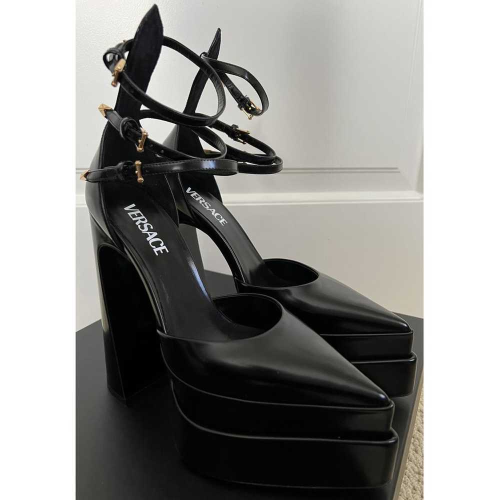 Versace Medusa Aevitas leather heels - image 6