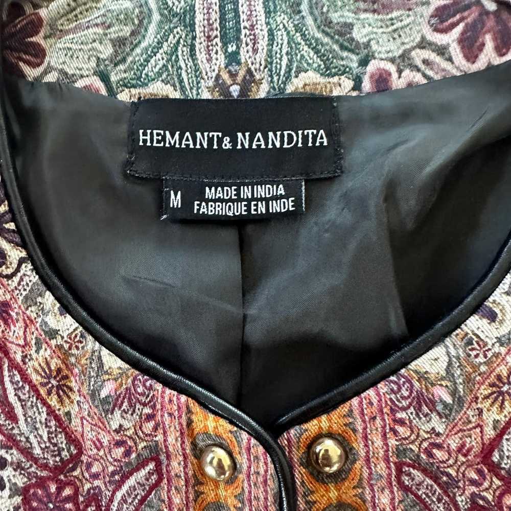 Hemant & Nandita Studded Quilt Jacket - image 5