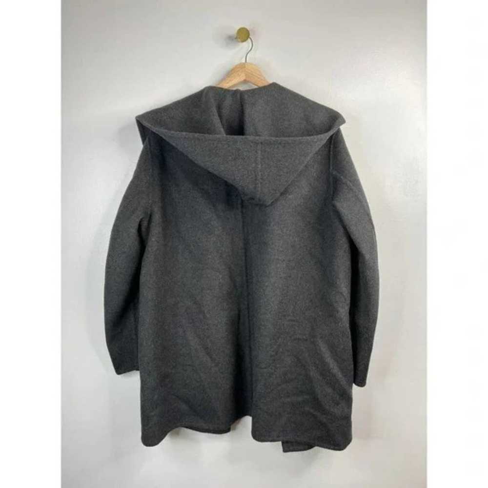 Vince Hooded Wool Blend Women's Coat Heather Char… - image 7