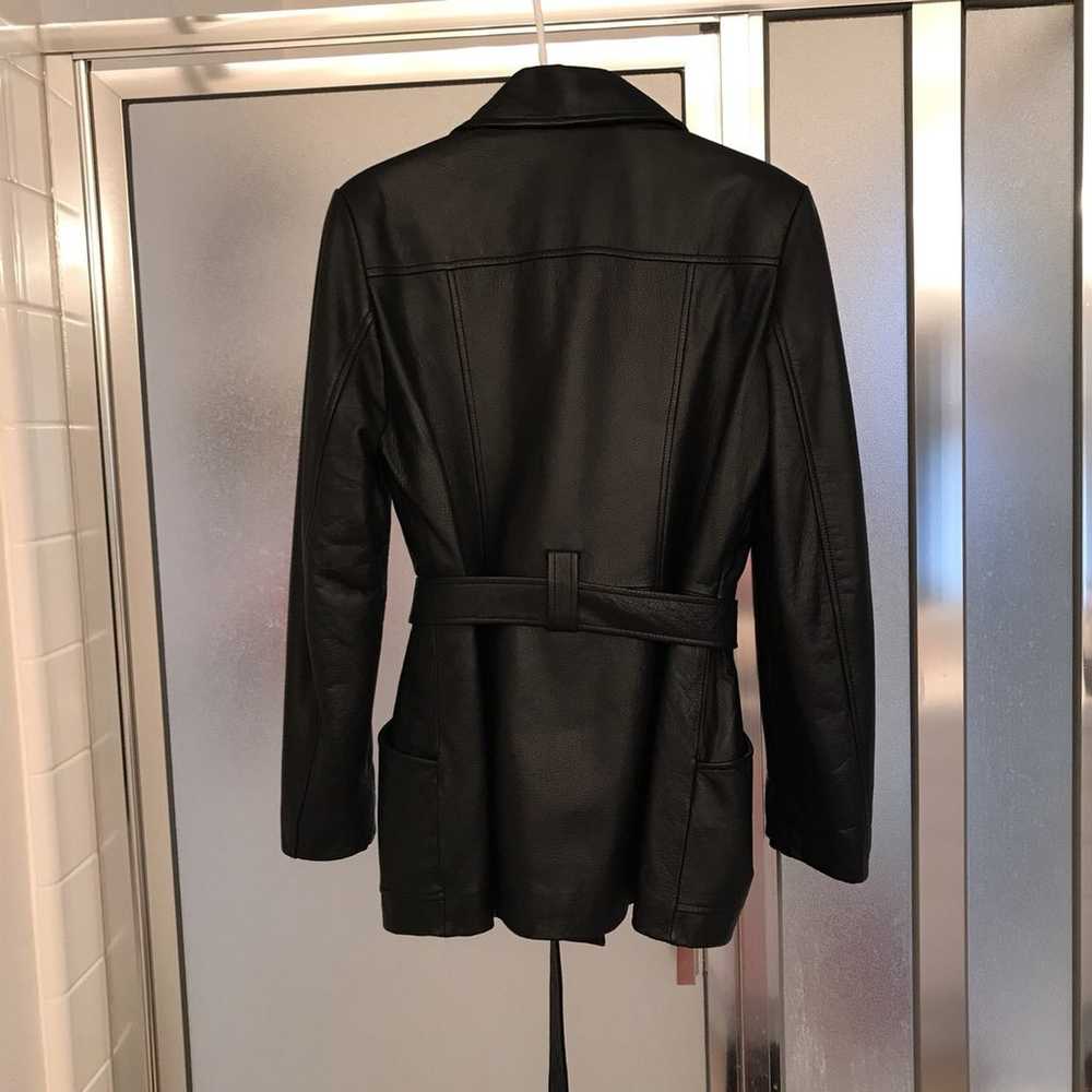 Winlit Leather Coat - image 2