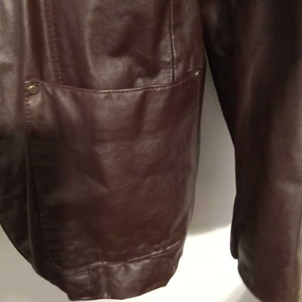 ETIENNE AIGNER LADIES LEATHER JACKET SIZE 16 - image 3