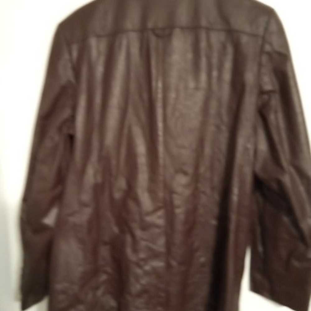 ETIENNE AIGNER LADIES LEATHER JACKET SIZE 16 - image 5